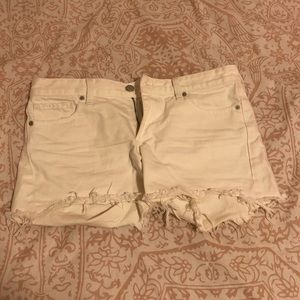 Lucky Brand white jean shorts